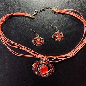 Vintage Necklace and matching Earrings